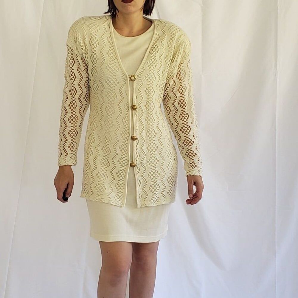90s‎ Dawn Joy Cream Knit Dress
